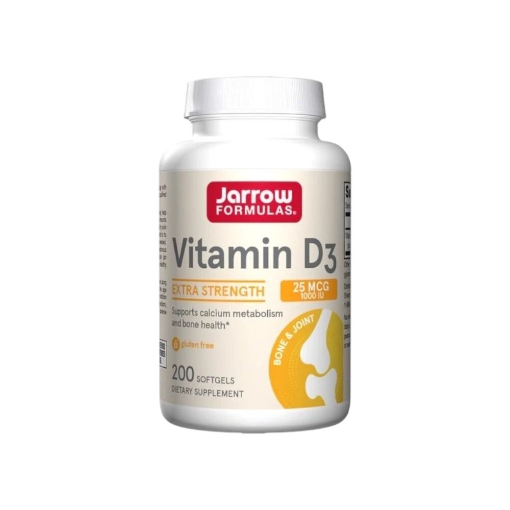 Jarrow Formulas Vitamin D3, 25mcg 200 softgels