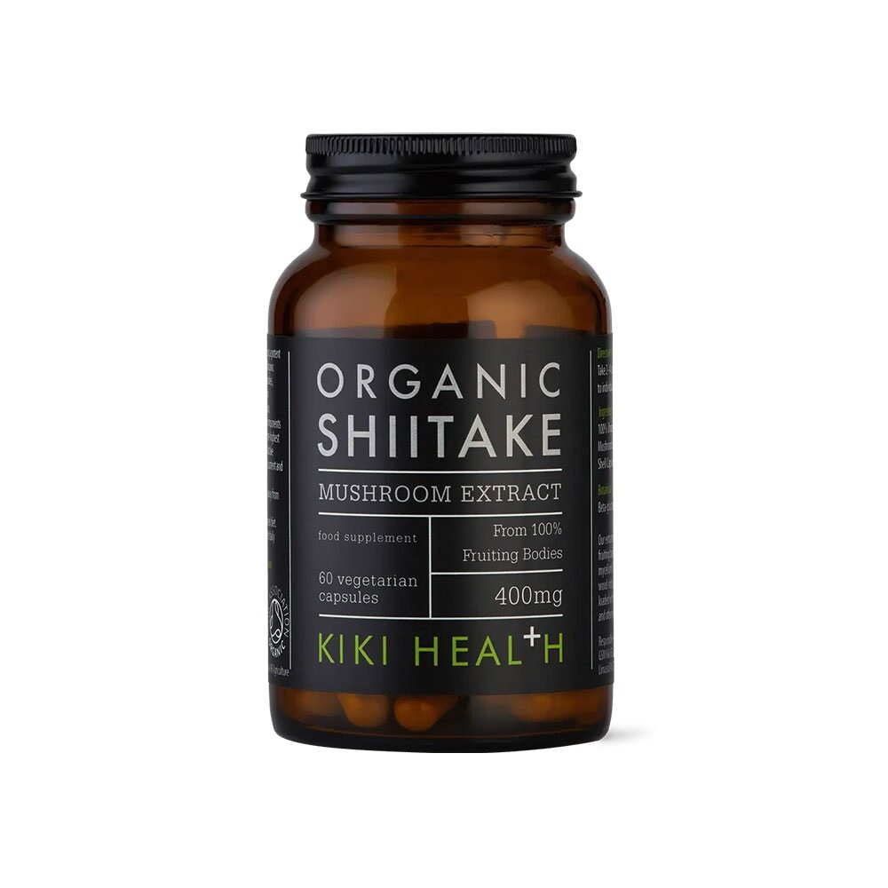 KIKI Health Shiitake Extract, 400mg 60 Vcaps