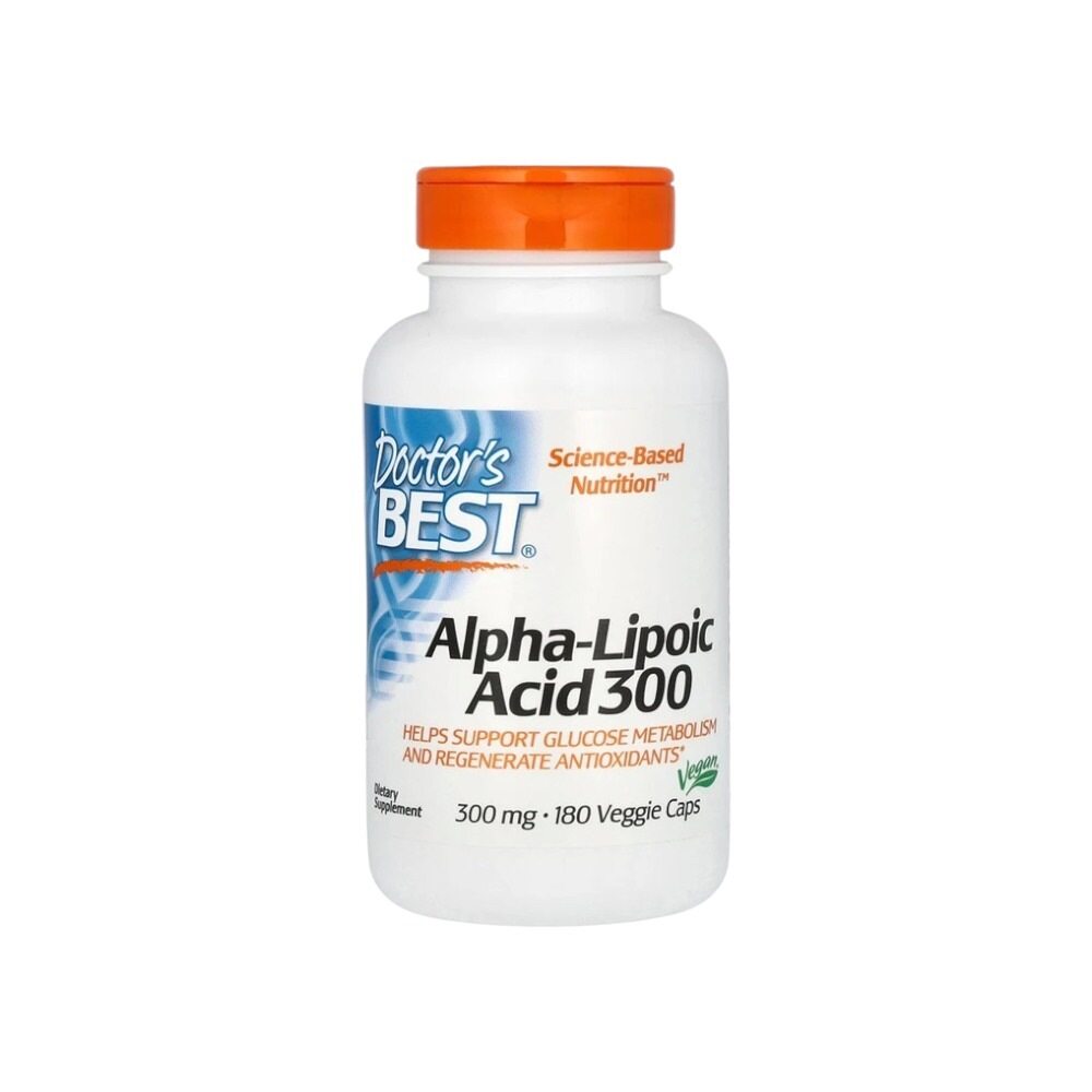 Doctor's Best Alpha-Lipoic Acid, 300mg 180 Vcaps