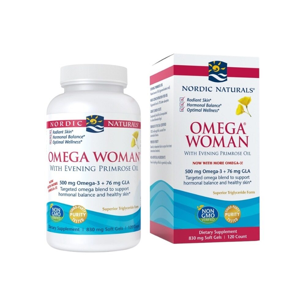 Nordic Naturals Omega Woman, 500mg 120 Softgels