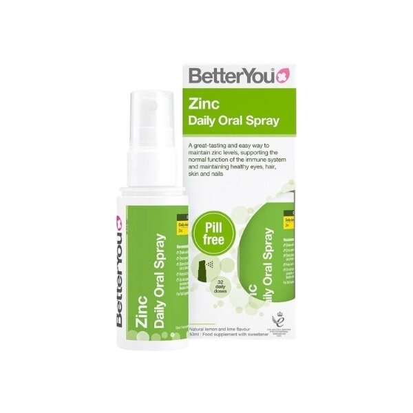 BetterYou Zinc Daily Oral Spray, Natural Lemon & Lime 50 ml