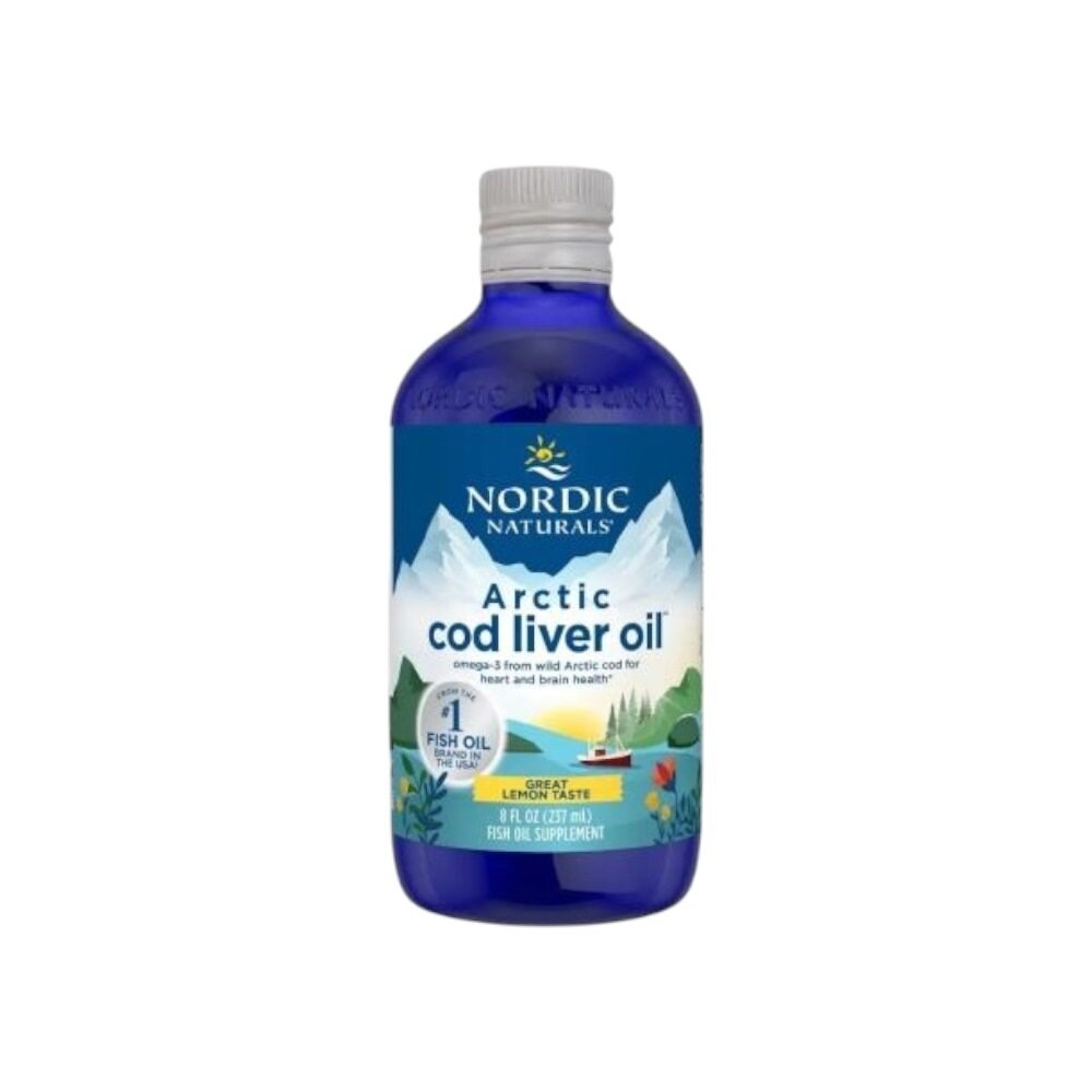 Nordic Naturals Arctic Cod Liver Oil, 1060mg Lemon 237ml