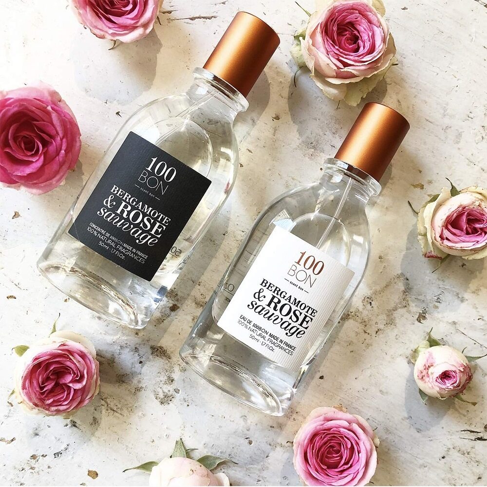 100BON Bergamote & Rose Sauvage Refillable Eau de Parfum Concentrate 50ml
