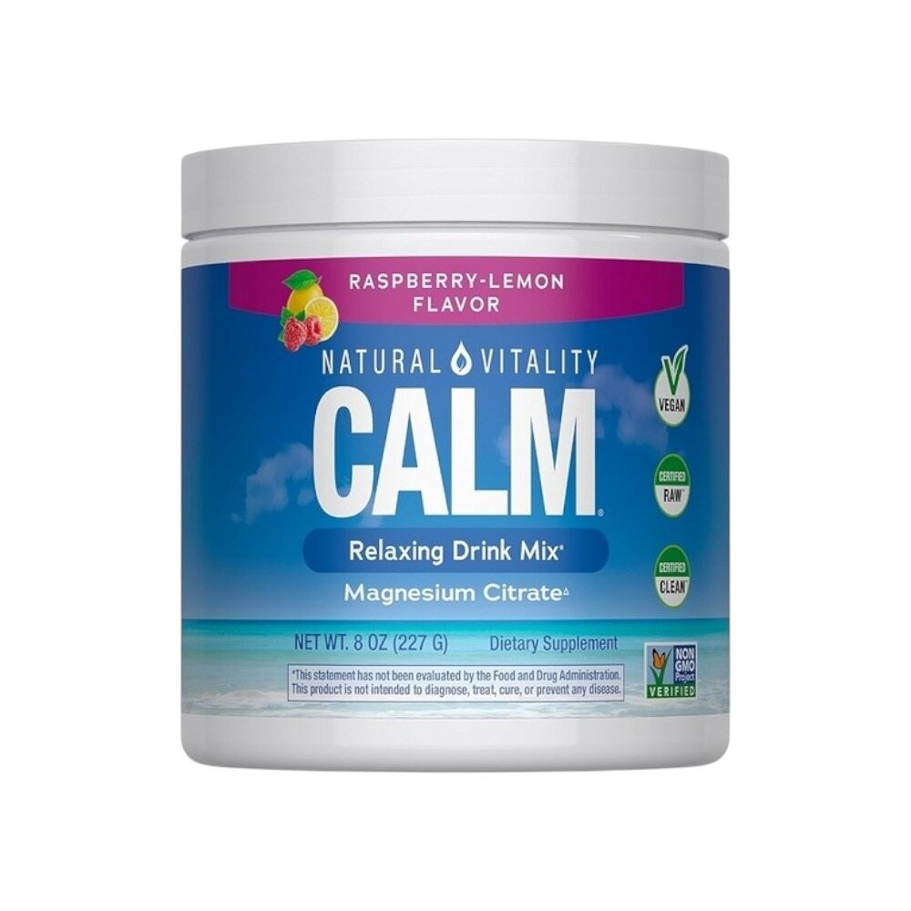 Natural Vitality Natural Calm, Raspberry Lemon 227g