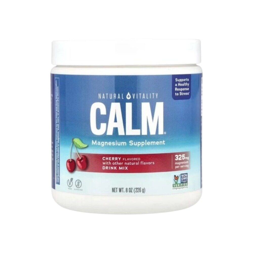Natural Vitality Calm Magnesium Powder, Cherry 226g