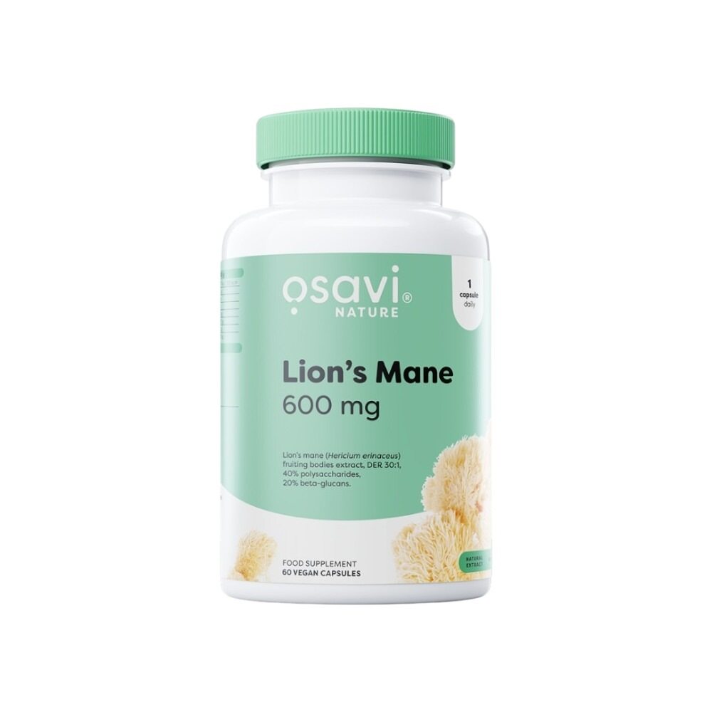 Osavi Lion's Mane, 600mg 60 Vegan Caps