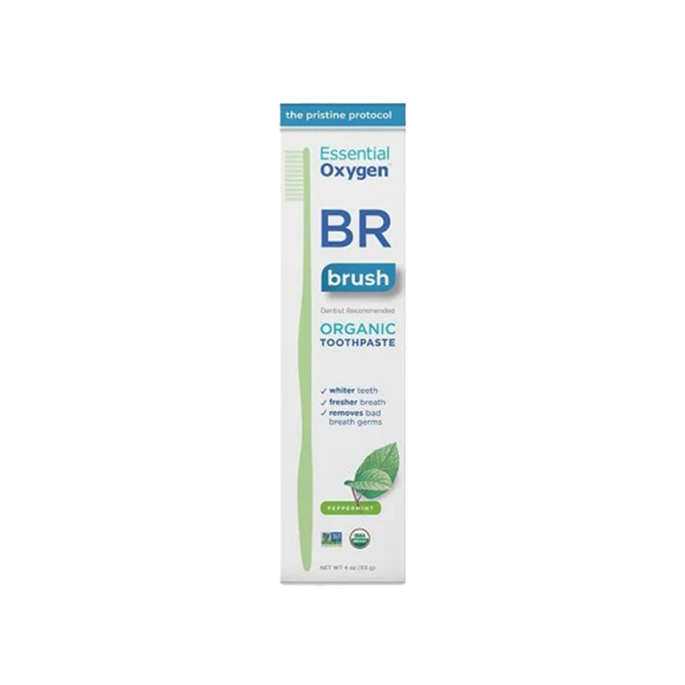 Essential Oxygen BR Organic Toothpaste Peppermint 113g