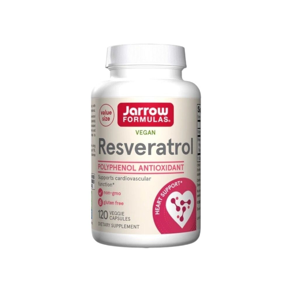 Jarrow Formulas Resveratrol, 100mg 120 vcaps