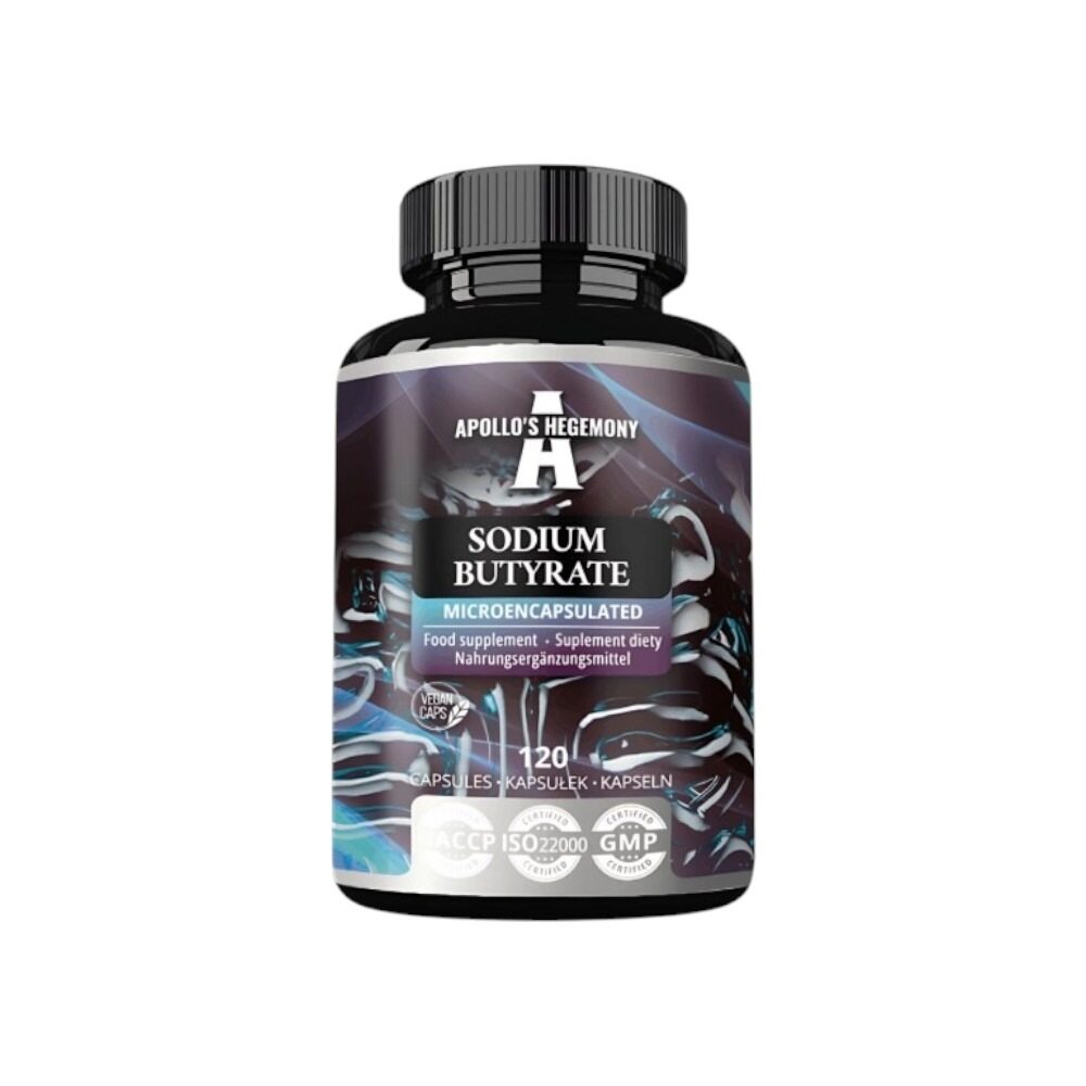 Apollo's Hegemony Sodium Butyrate Microencapsulated 120 caps
