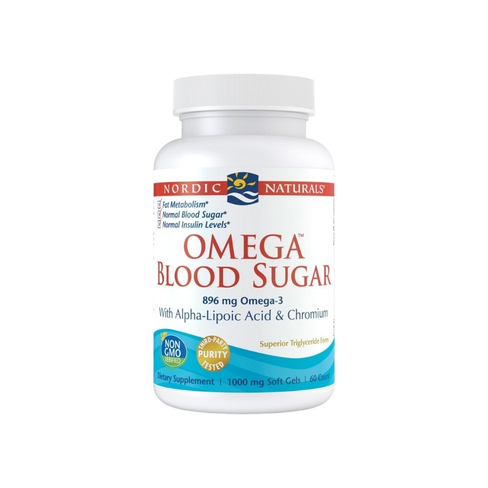 Nordic Naturals Omega Blood Sugar, 896mg 60 Softgels