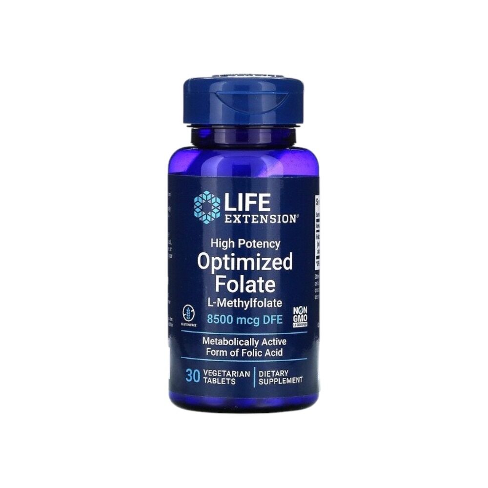 Life Extension High Potency Optimized Folate 30 Vegetarian Tabs