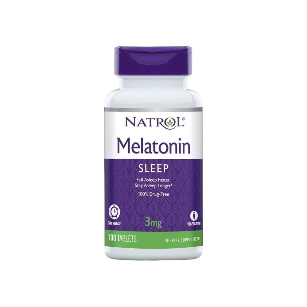 Natrol Melatonin Time Release, 3mg 100 tabs