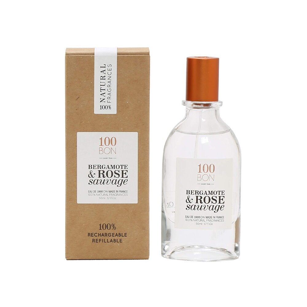 100BON Bergamote & Rose Sauvage Refillable Eau de Parfum 50ml