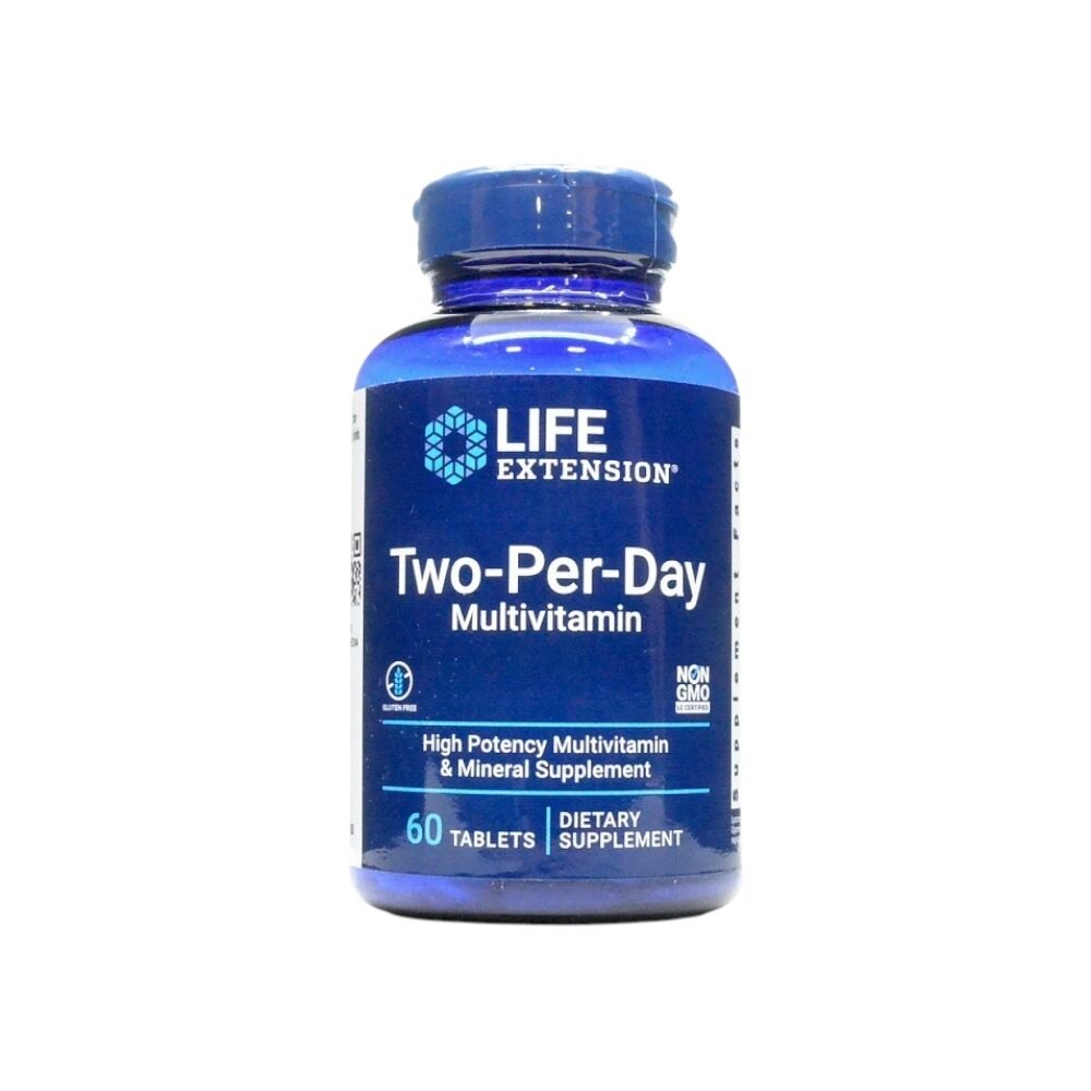 Life Extension Two-Per-Day, Tablets 60 Tabs