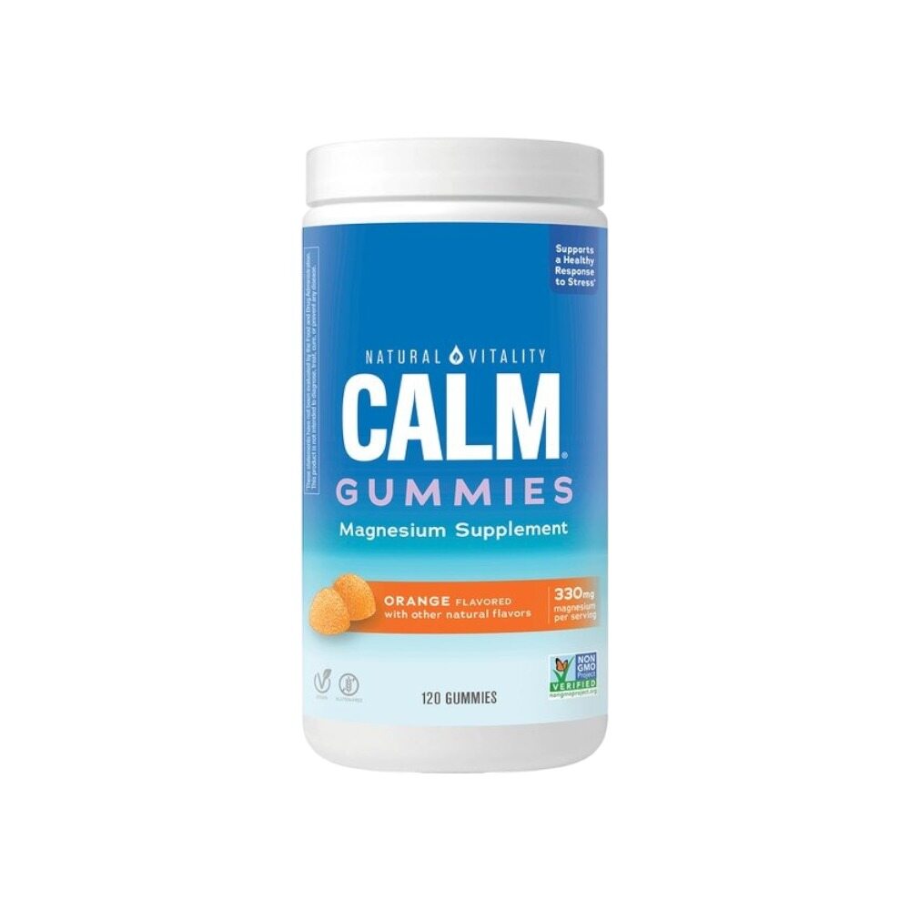 Natural Vitality Calm Gummies, Orange 120 gummies