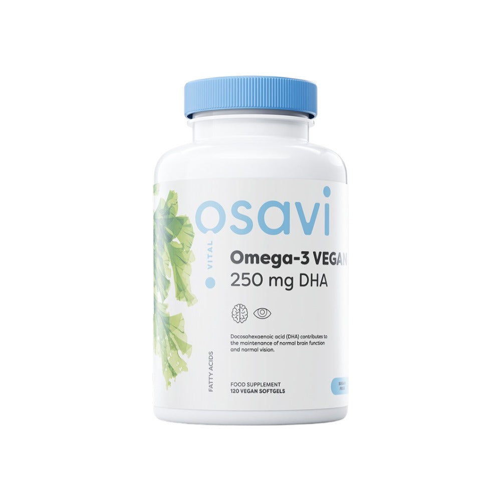 Osavi Omega-3 Vegan, 250mg DHA 120 Vegan Softgels
